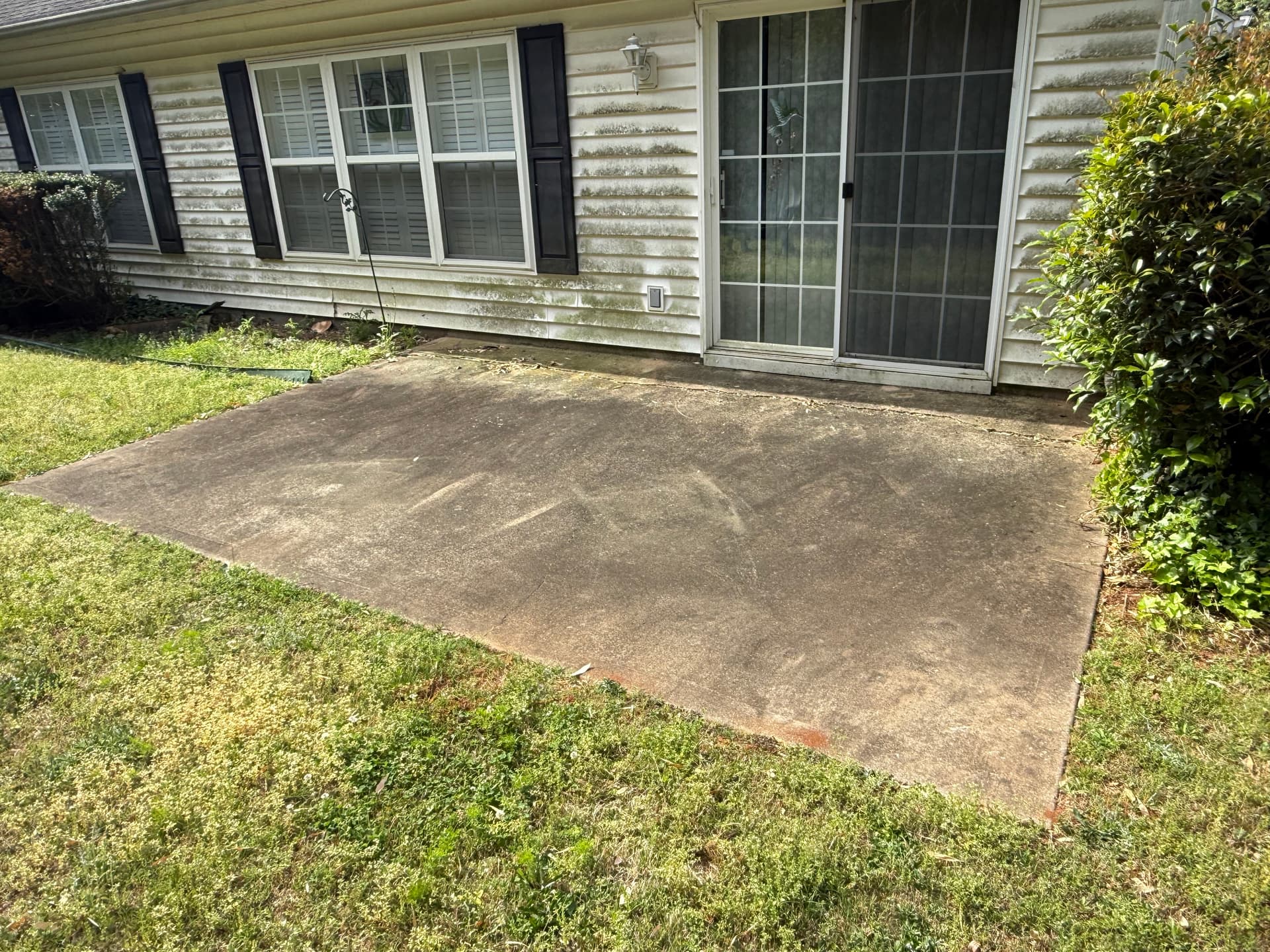 Patio, Entryway, and House Softwash Clean Up image