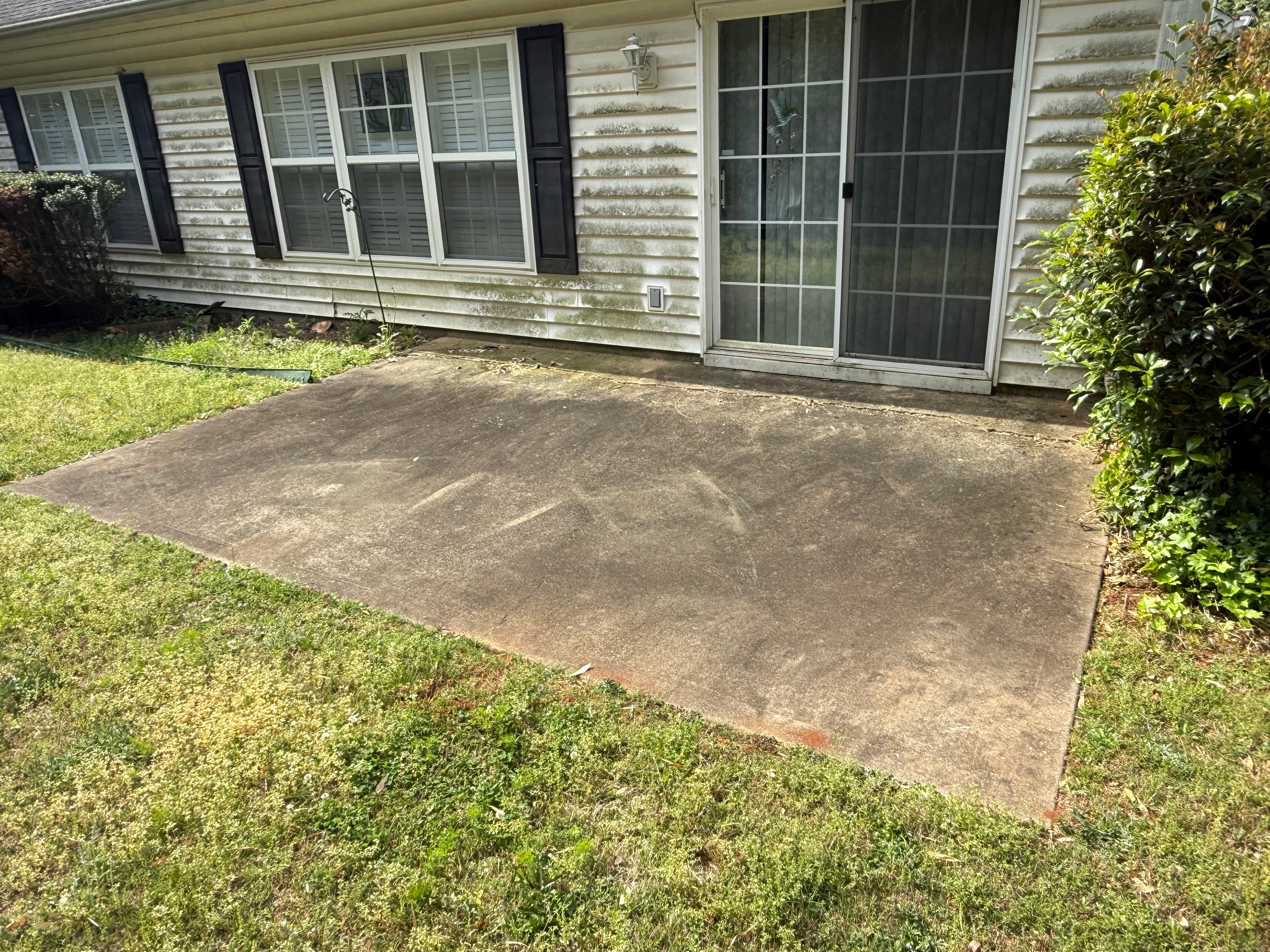 Project Patio, Entryway, and House Softwash Clean Up image