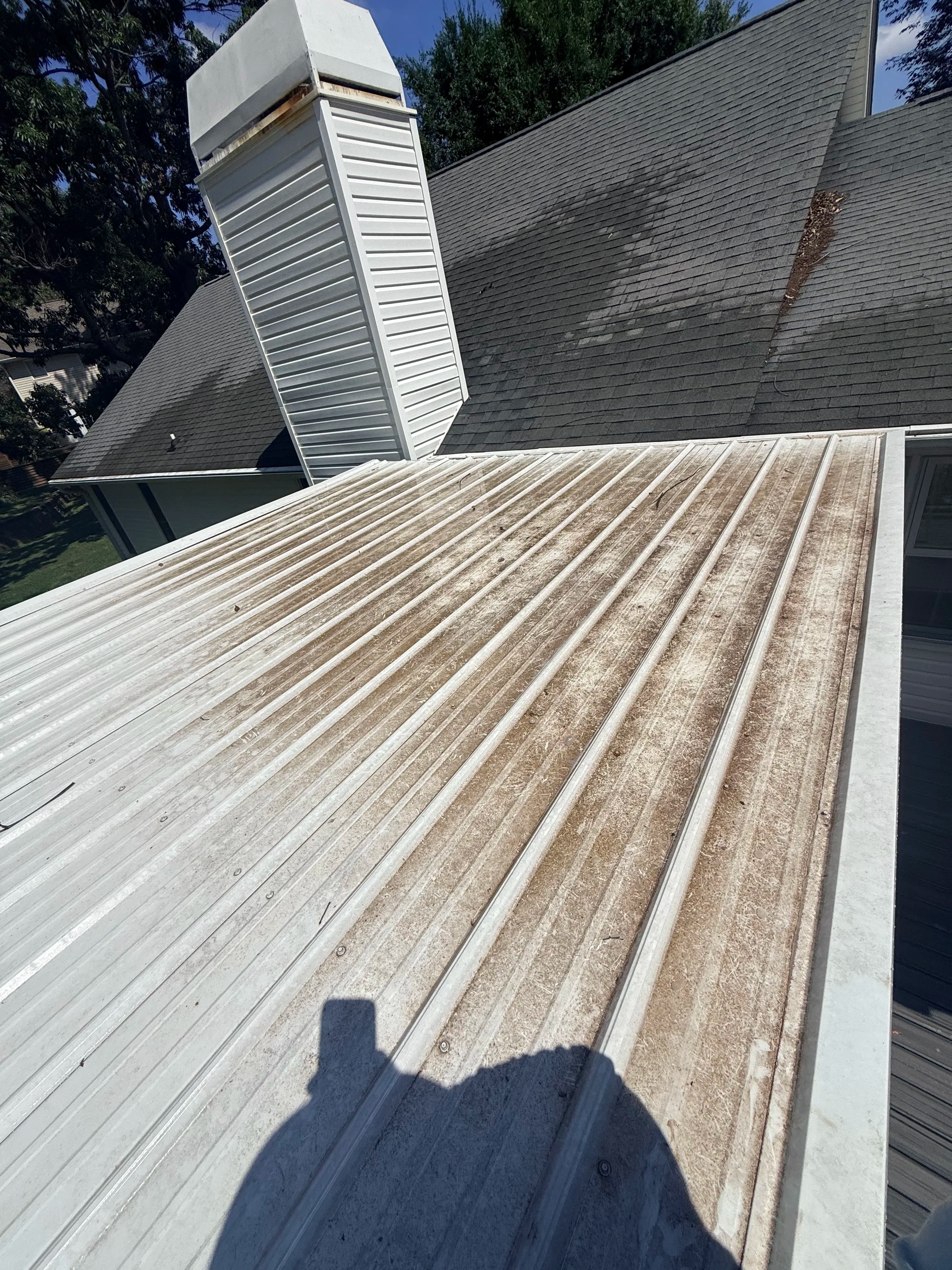 Project Roof Cleaning and Driveway Pressure Wash on a Two-Surface Job image