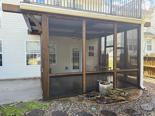 Porch and Pergola Softwashing Transformation image