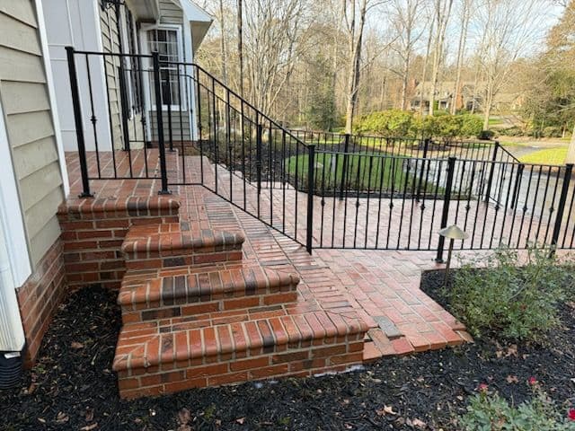 Project Enhancing Curb Appeal with Brick Step Cleaning image