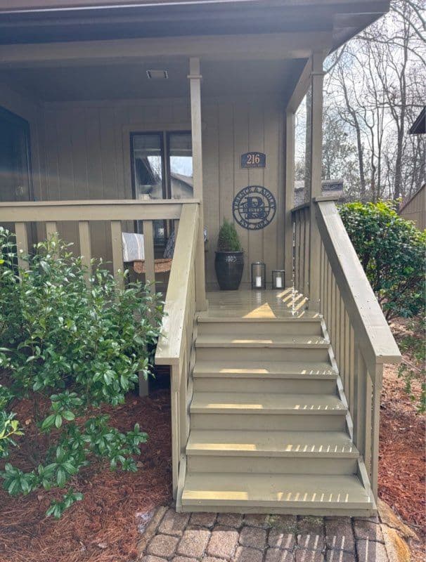 Project Clean and Bright: Porch and Basketball Court Makeover image