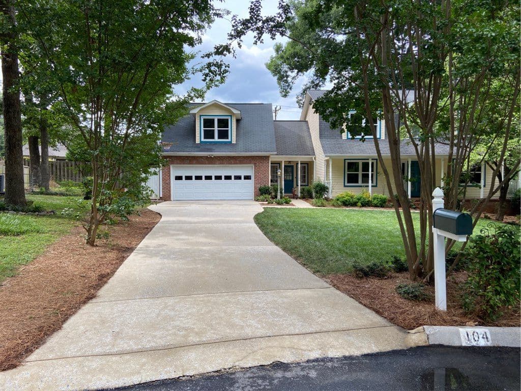 Home and Driveway Pressure Washing Project Restores Shine
