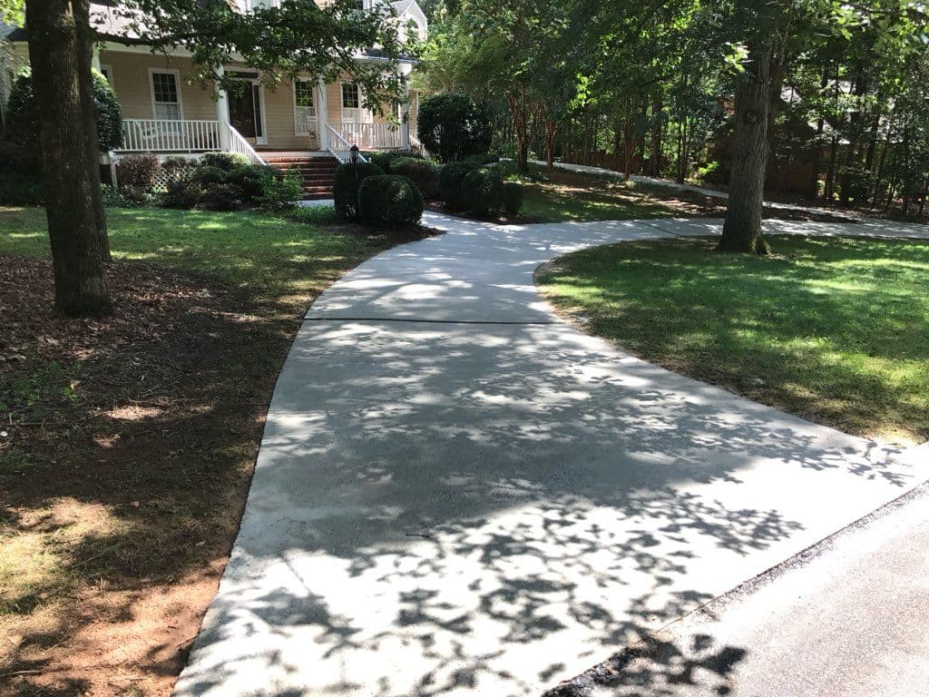 Gallery photos for Revived Driveway and Steps with Expert Pressure Washing: Image #1