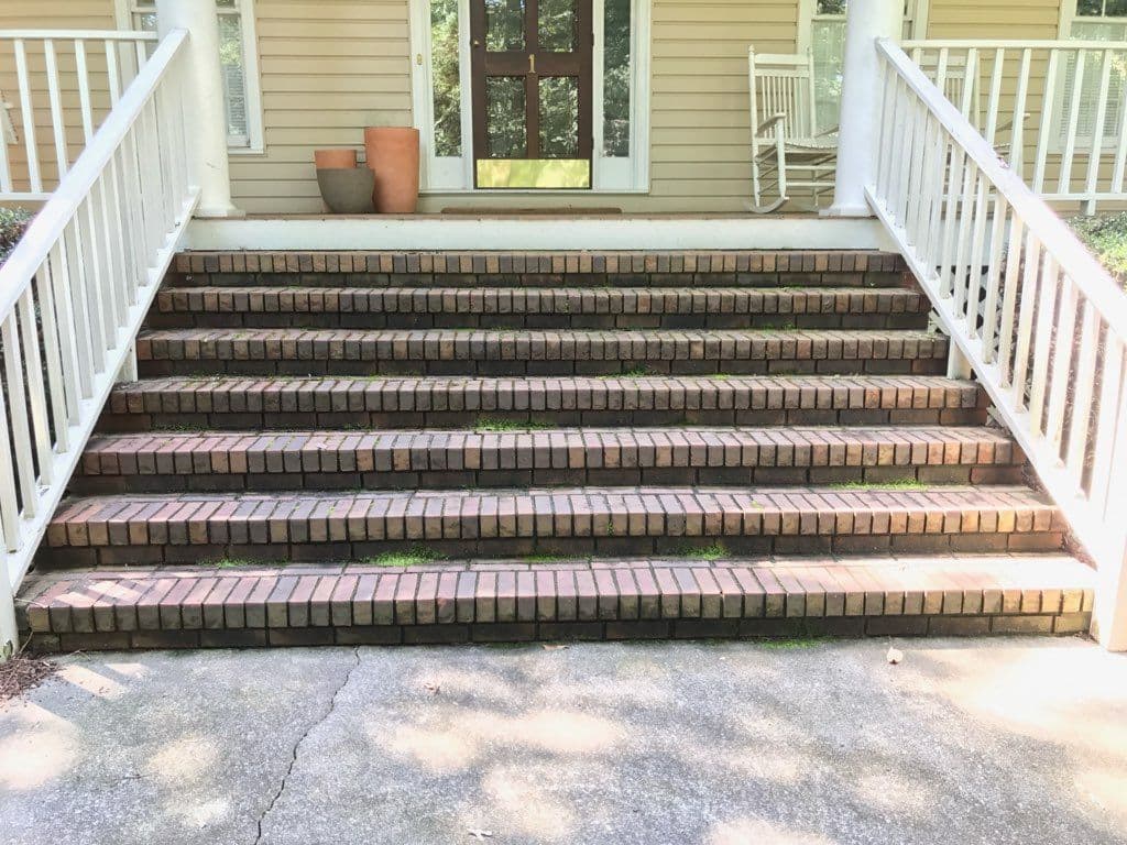 Gallery photos for Revived Driveway and Steps with Expert Pressure Washing: Image #2