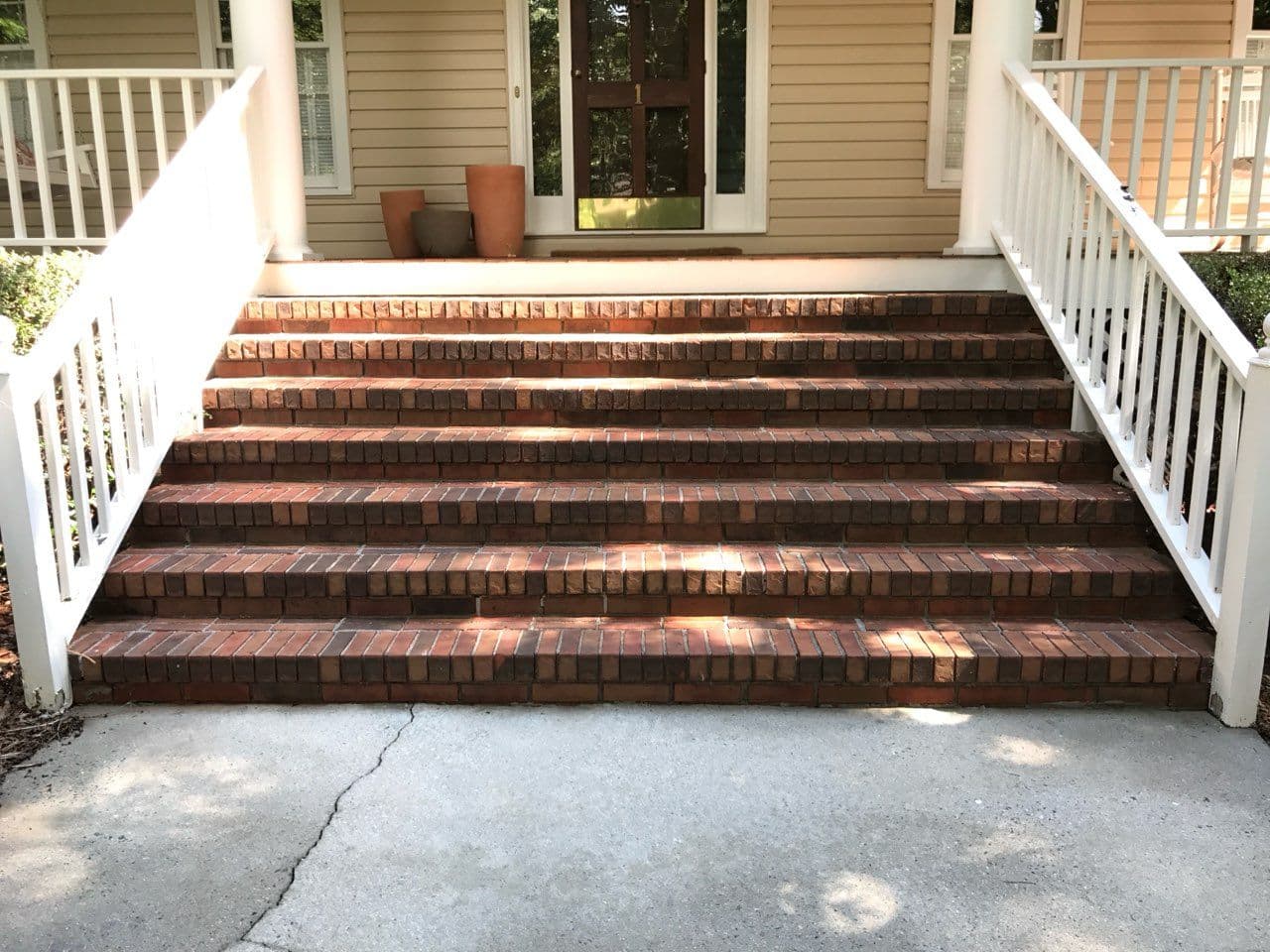 Gallery photos for Revived Driveway and Steps with Expert Pressure Washing: Image #3