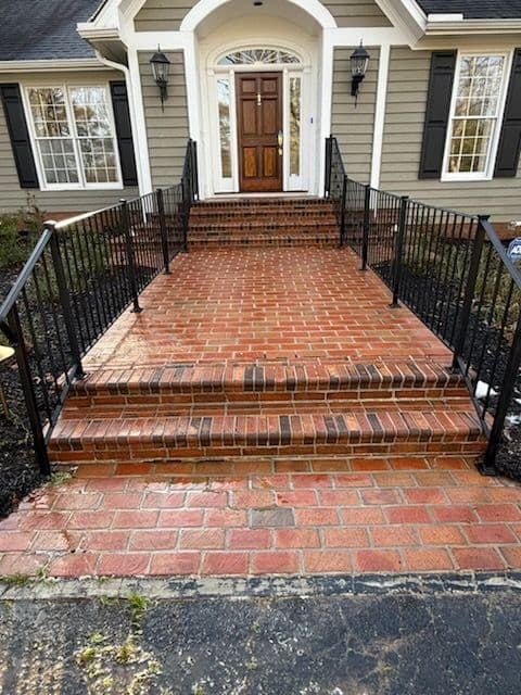 Gallery photos for Reviving Brick Entryways with Expert Pressure Washing: Image #2