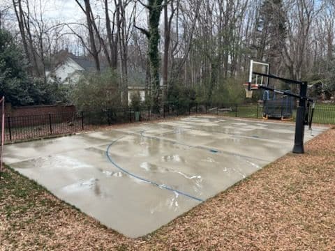 Gallery photos for Clean and Bright: Porch and Basketball Court Makeover: Image #2